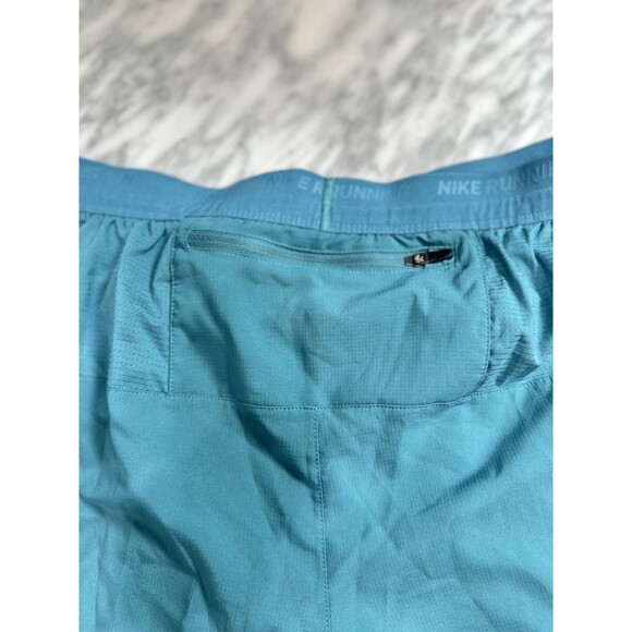 Nike Dri-Fit 7” 2 in 1 Running Shorts Men's Mineral Teal DM4759-379 Large - Picture 7 of 9